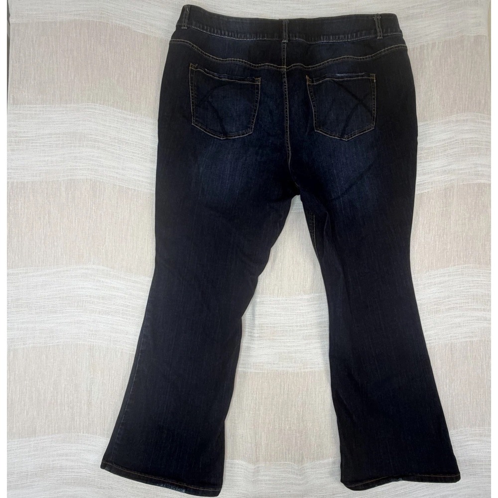 Lane Bryant Bootcut Women's Jeans Sz 26 Tighter Tummy Technology Dark Wash Denim